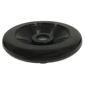 RS PRO Black Phenoplast Hand Wheel, 200mm diameter - 1612038 product image
