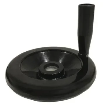 RS PRO Black Phenoplast Hand Wheel, 160mm diameter - 1612044 product image