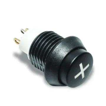 C & K Illuminated Push Button Switch, Momentary, Panel Mount, 13.7mm Cutout, SPST, Blue LED, 24V dc, IP67 - APB4E07TZBE001 product image