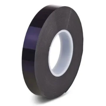 Hi-Bond HPS 080B Black Foam Tape, 12.0mm x 33.0m, 0.80mm Thick - HPS 080B 12mmx33m product image