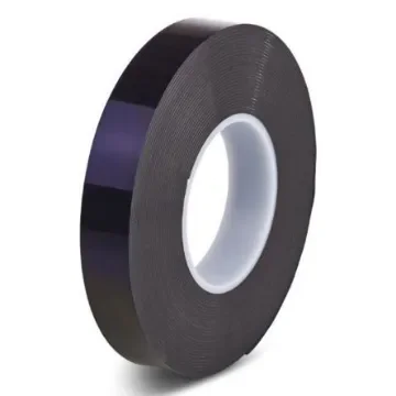Hi-Bond HPS 080B Black Foam Tape, 25.0mm x 33.0m, 0.80mm Thick - HPS 080B 25mmx33m product image