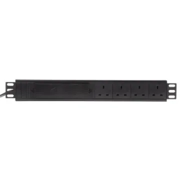 RS PRO Type G - British 4 Gang Power Distribution Unit, 3m Cable, 13A, 250 V ac - 1617253 product image