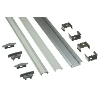 PowerLED LED Mount EXT for Cove Lighting, Shelve Lighting, Skirting Board Lighting, Under Cabinet Lighting 1000 x 17.3mm - EXT5 product image