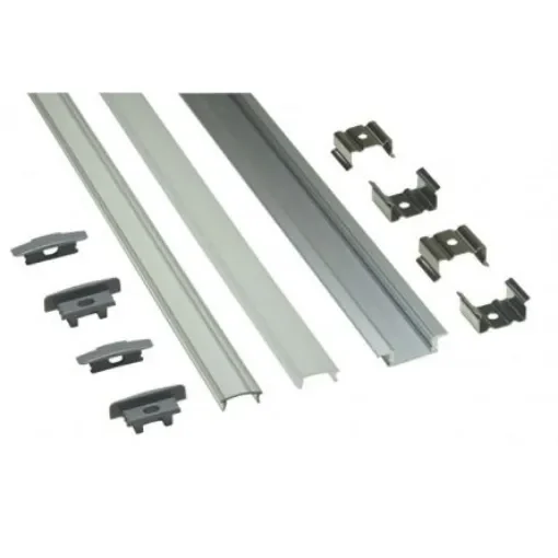 PowerLED LED Mount EXT for Cove Lighting, Shelve Lighting, Skirting Board Lighting, Under Cabinet Lighting 1000 x 17.3mm - EXT5 product image