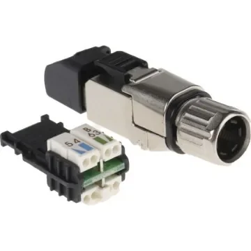 Telegartner MFP8 Series Male RJ45 Connector, Cable Mount, Cat6a Straight 1 Port 8 -Way - J00026A5001 product image