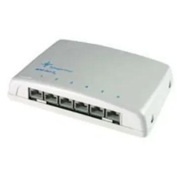 Telegartner MPD6 Cat6a Series Cat6a 6 Port RJ45 Mini Patch Panel White - J02021A0050 product image