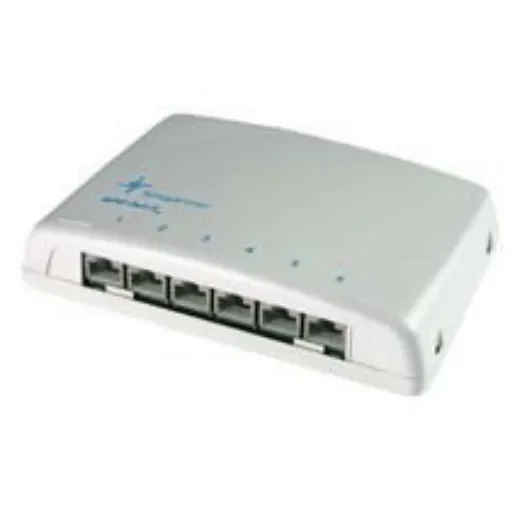 Telegartner MPD6 Cat6a Series Cat6a 6 Port RJ45 Mini Patch Panel White - J02021A0050 product image