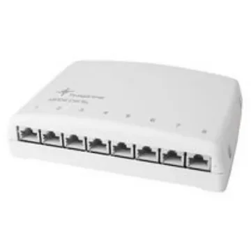Telegartner MPD6 Cat6a Series Cat6a 8 Port RJ45 Mini Patch Panel White - J02021A0030 product image