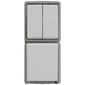 Siemens Grey Push Button Light Switch, DELTA - 5TA4815 product image