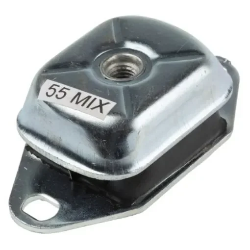 RS PRO Rectangular M12 Anti Vibration Mount, Marine Mount with 65kg Compression Load - 1623229 product image
