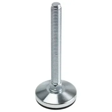 RS PRO M12 Rubber Adjustable Foot, 900kg Static Load Capacity 3° Tilt Angle - 1623253 product image