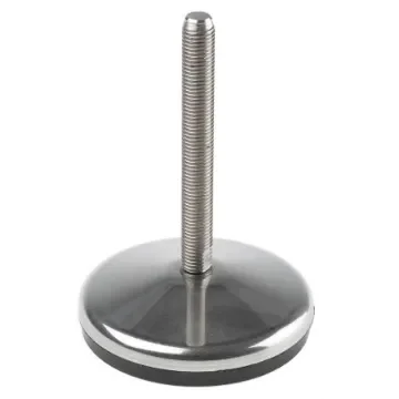 RS PRO M16 Rubber Adjustable Foot, 3000kg Static Load Capacity 10° Tilt Angle - 1623263 product image