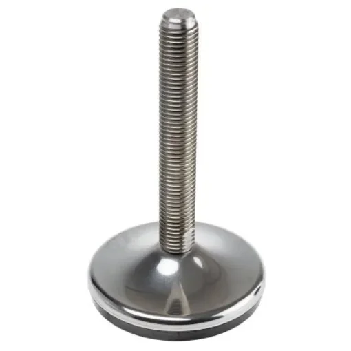 RS PRO M20 Rubber Adjustable Foot, 3000kg Static Load Capacity 10° Tilt Angle - 1623265 product image