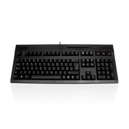 Ceratech KYB500-104MPS2BK Wired PS/2 Keyboard, QWERTY (UK), Black product image