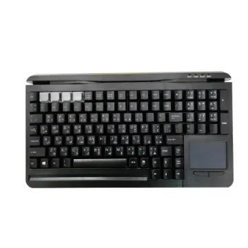 Ceratech KYB500-S109C-AR Wired USB Compact Keyboard, QWERTY (Arabic), Black product image