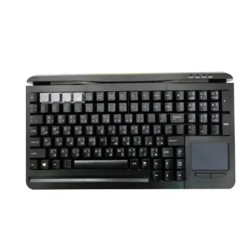 Ceratech KYB500-S109C-AR Wired USB Compact Keyboard, QWERTY (Arabic), Black product image