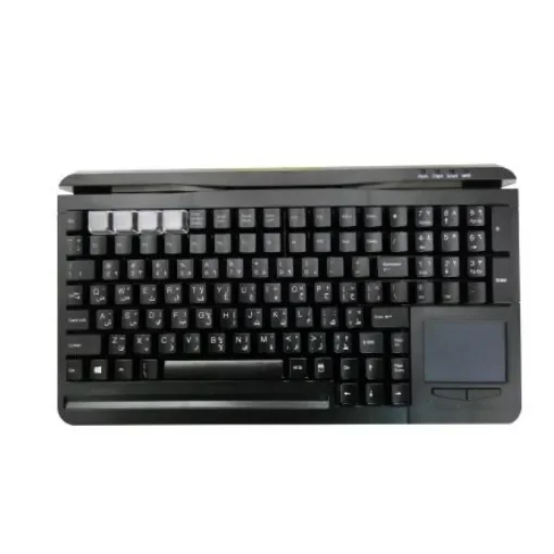 Ceratech KYB500-S109P-AR Wired PS/2 Compact Keyboard, QWERTY (Arabic), Black product image