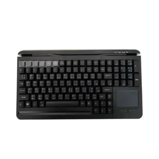 Ceratech KYB500-S109P-AR Wired PS/2 Keyboard, QWERTY, Black - KYB500-S109P-CH product image