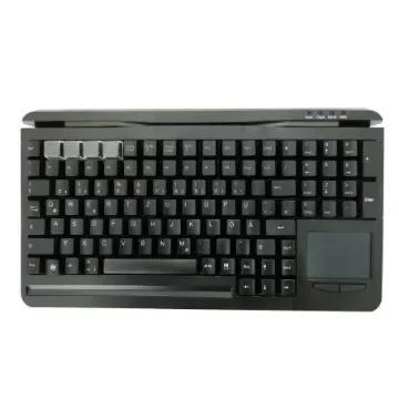 Ceratech KYB500-S109P-GR Wired PS/2 Keyboard, QWERTZ (German), Black product image