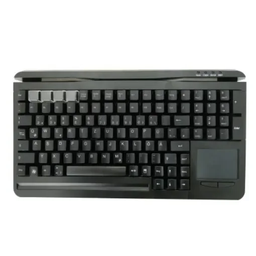 Ceratech KYB500-S109P-GR Wired PS/2 Keyboard, QWERTZ (German), Black product image