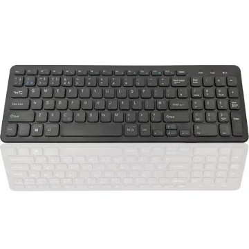 Ceratech KYB-BIO960-BTBK Wireless Bluetooth Compact Keyboard, QWERTY (UK), Black product image