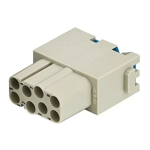 HARTING Quick Lock Module, 8 Way, 16A, Female, Han Modular, 400 V - 09140082733 product image