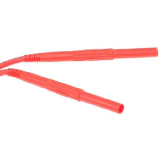 Staubli Test lead, 10A, 1kV, Red, 1.5m Lead Length - 66.9425-150-22 product image