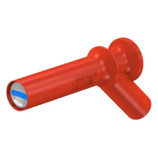 Staubli Red, Male to Female Test Connector Adapter and Nickel Plated - Socket Size: 4mm - 66.9515-22 product image