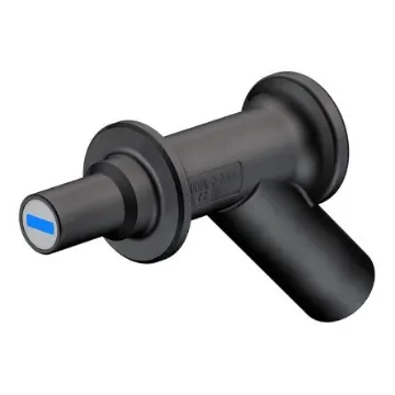 Staubli Black, Male to Female Test Connector Adapter and Nickel Plated - Socket Size: 4mm - 66.9516-21 product image