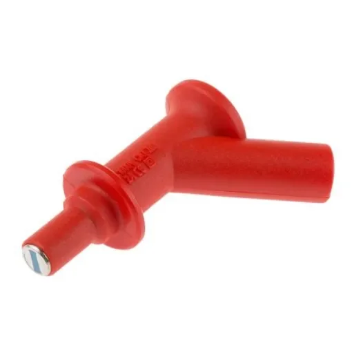 Staubli Red, Male to Female Test Connector Adapter and Nickel Plated - Socket Size: 4mm - 66.9516-22 product image