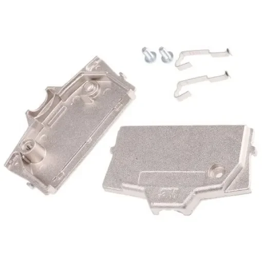 3M 3357 Series Aluminium D Sub Backshell, 50 Way, Strain Relief - 3357-9250 product image