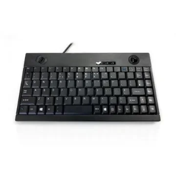 Ceratech KYBAC5015-USBBLK Wired USB Compact Keyboard, QWERTY (UK), Black product image