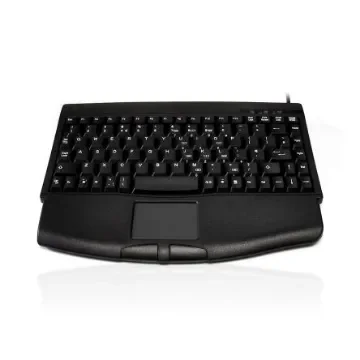 Ceratech KYBAC540-USBBLK Wired USB Compact Keyboard, QWERTY (French), Black product image