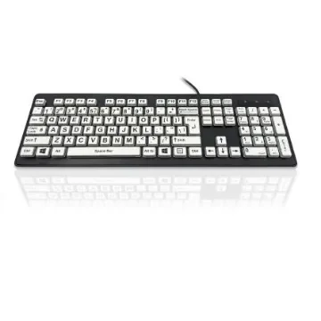 Ceratech KYB-RAINBOW2BKUS Wired USB Keyboard, QWERTY (UK), Multi Colour product image