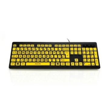 Ceratech KYB-RAINBOW2-VIS Wired USB Keyboard, QWERTY (UK), Multi Colour product image