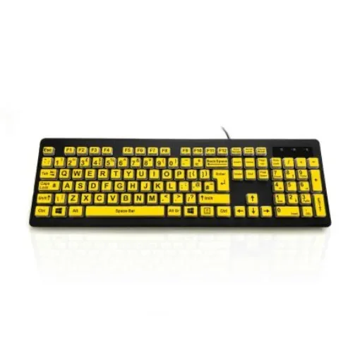 Ceratech KYB-RAINBOW2-VIS Wired USB Keyboard, QWERTY (UK), Multi Colour product image