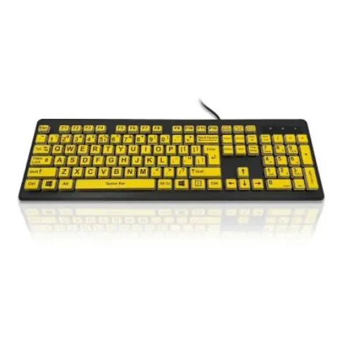 Ceratech KYB-RAINBOW2VSUS Wired USB Keyboard, QWERTY (UK), Multi Colour product image