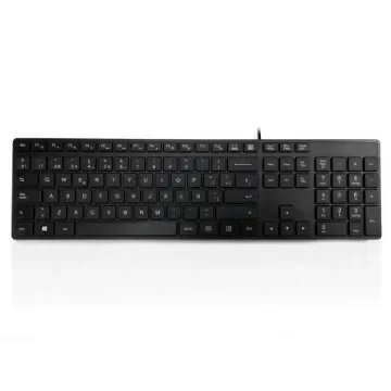 Ceratech KYBAC301-UBLK-SP Wired USB Compact Keyboard, QWERTY (Spain), Black product image