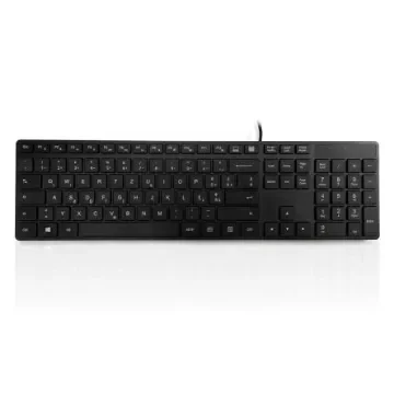 Ceratech KYBAC301-UBLK-PL Wired USB Compact Keyboard, QWERTY, Black product image