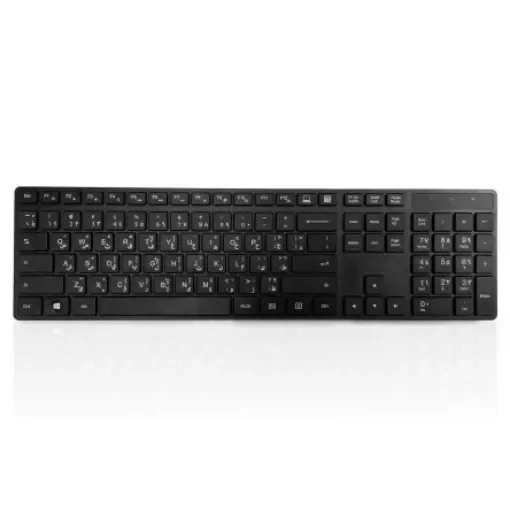 Ceratech KYBAC301-BTBK-AR Wireless USB Keyboard, QWERTY (Arabic), Black product image