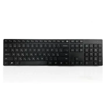 Ceratech KYBAC301-BTBK-CZ Wireless USB Keyboard, QWERTY, Black product image