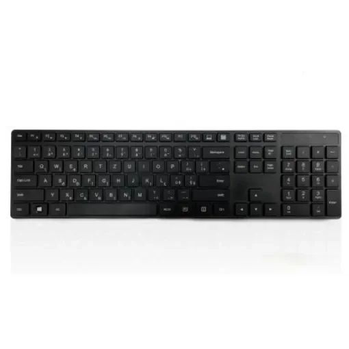 Ceratech KYBAC301-BTBK-CZ Wireless USB Keyboard, QWERTY, Black product image