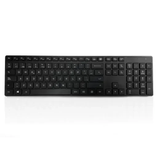 Ceratech KYBAC301-BTBK-SP Wireless USB Keyboard, QWERTY (Spain), Black product image
