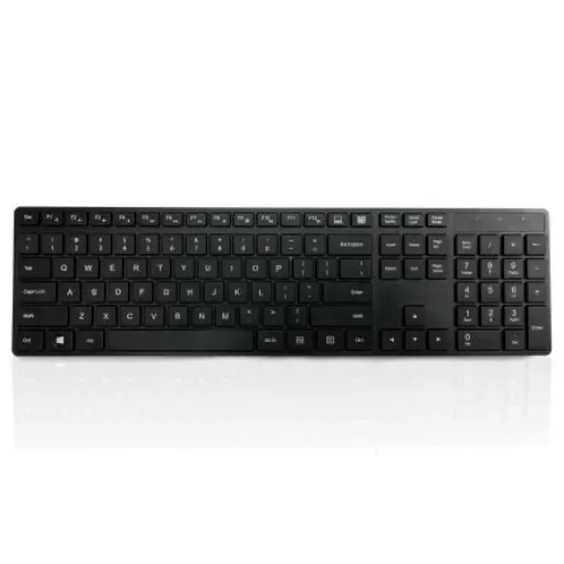 Ceratech KYBAC301-BTBK-US Wireless USB Keyboard, QWERTY (US), Black product image
