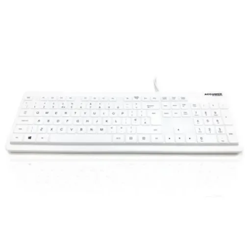 Ceratech KYB-MED-VALUE-UW Wired USB Medical Keyboard, QWERTY (UK), White product image