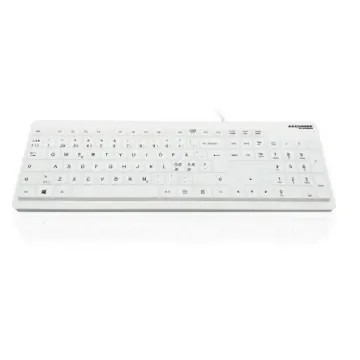 Ceratech KYB-MED-VAL-UWND Wired USB Medical Keyboard, QWERTY, White product image