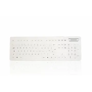 Ceratech KYB-MED104V2SCUW Wired USB Card Reader Keyboard, QWERTY (UK), White product image