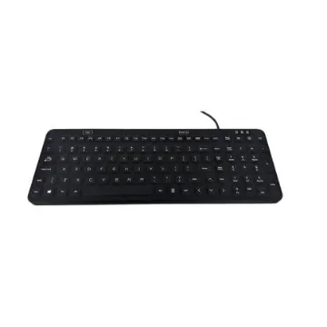 Ceratech KYB-MED-LUX-BLUB Wired USB Compact Keyboard, QWERTY (UK), White product image