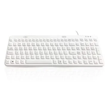 Ceratech KYB-MED-LUX-BLUW Wired USB Medical Keyboard, QWERTY (UK), White product image