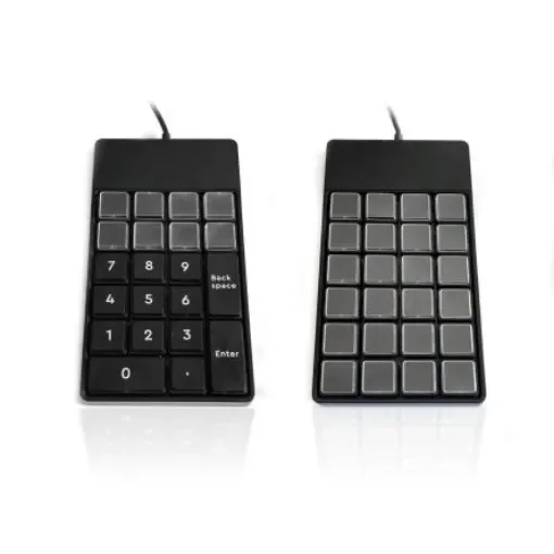Ceratech KYB500-S24BUSBBK Wired USB Compact Keyboard, QWERTY (UK), Black product image